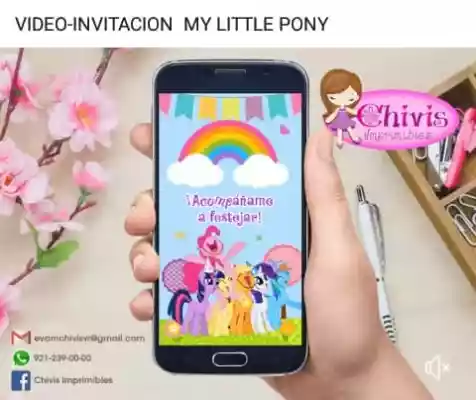 vectores plantilas INVITACION,INVITACIONES,NIñO,NIÑA,INFANTIL,MY LITTLE PONY,